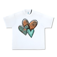 White western love hearts Urban Heavy Tee - MaliasSmallBusiness