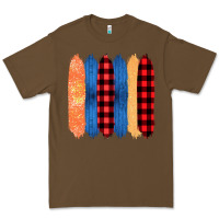 Cacao Western Farm Life Pattern Brush Stroke Premium Tee - Bettercallsaul