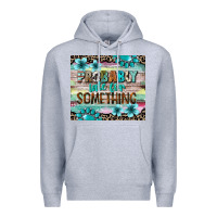 Heather Grey probably late for something tumbler 3 Premium Hoodie - CowGirlArtShop