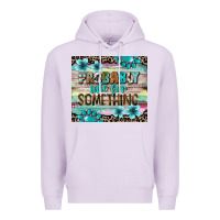 Lilac probably late for something tumbler 3 Premium Hoodie - CowGirlArtShop