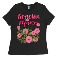 Black gracias mama por tu infinito amor Ladies Tee - JahusDesignShop