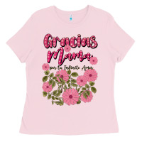 Bubblegum Pink gracias mama por tu infinito amor Ladies Tee - JahusDesignShop
