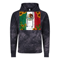 Cloud Black cactus sunflower mexican flag z Vintage Hoodie - Jasminsmagicworld