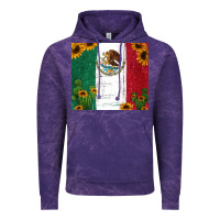 Cloud Purple cactus sunflower mexican flag z Vintage Hoodie - Jasminsmagicworld