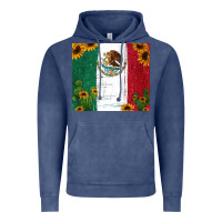 Vintage Denim cactus sunflower mexican flag z Vintage Hoodie - Jasminsmagicworld