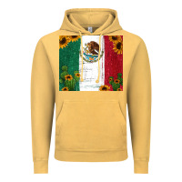 Vintage Mustard cactus sunflower mexican flag z Vintage Hoodie - Jasminsmagicworld