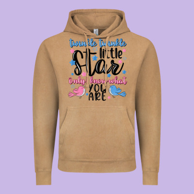 Twinkle Twinkle Little Star Vintage Hoodie Designed By Maliassmallbusiness