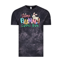 Cloud Black some bunny loves you easter Vintage Tee - MaliasSmallBusiness