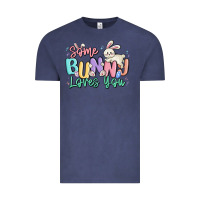 Vintage Denim some bunny loves you easter Vintage Tee - MaliasSmallBusiness