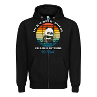 Black In a world where you can be anything be kind Zipper Hoodie - Bettercallsaul