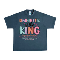 Midnight Navy daughter of the king Urban Heavy Tee - MaliasSmallBusiness