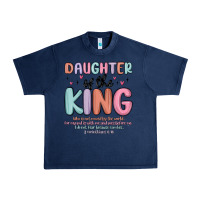 Navy daughter of the king Urban Heavy Tee - MaliasSmallBusiness