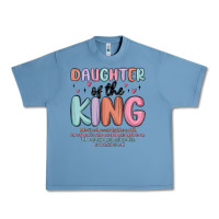 Pebble Blue daughter of the king Urban Heavy Tee - MaliasSmallBusiness