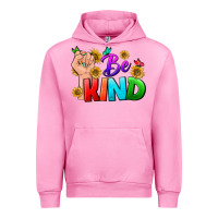 Fuchsia Pink Be Kind LGBTQ+ Urban Hoodie - BundleAndBundleShop