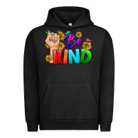 Pigment Black Be Kind LGBTQ+ Urban Hoodie - BundleAndBundleShop