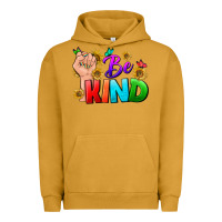Pigment Peanut Butter Be Kind LGBTQ+ Urban Hoodie - BundleAndBundleShop