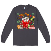 Smoke cup of chocolate and cookies Long Sleeve Tee - MaliasSmallBusiness