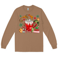 Toasted Coconut cup of chocolate and cookies Long Sleeve Tee - MaliasSmallBusiness