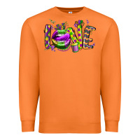 Carrot mardi gras love lips Premium Sweatshirt - CowGirlArtShop