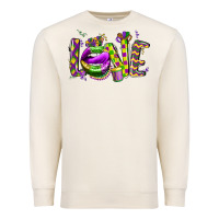 Sandshell mardi gras love lips Premium Sweatshirt - CowGirlArtShop