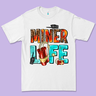 Miner Life Premium Tee Designed By Adodesignshop