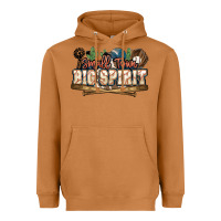 Meerkat Small town big spirit Baseball Heavyweight Hoodie - HowdyJamesFarm