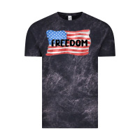 Cloud Black freedom usa Vintage Tee - MaliasSmallBusiness