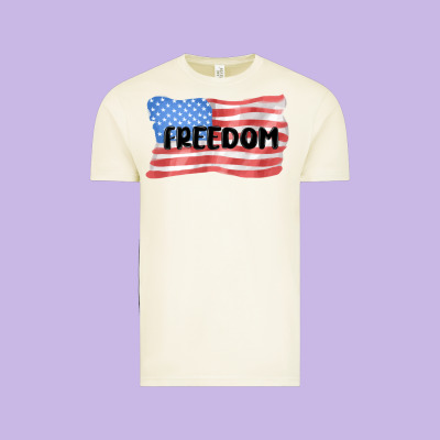 Freedom Usa Vintage Tee Designed By Maliassmallbusiness