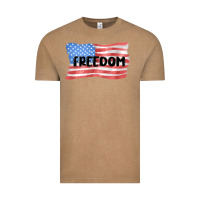 Vintage Coffee freedom usa Vintage Tee - MaliasSmallBusiness