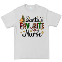 Dove Grey santa's favorite nurse Premium Tee - AdoDesignShop