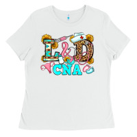 White labor and delivery cna Ladies Tee - JahusDesignShop
