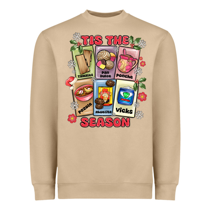 This The Season Tamales Pan Dulce Heavyweight Sweatshirt by MaliasSmallBusiness | Teevron