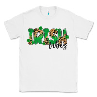 White ırısh vibes Classic Tee - MaliasSmallBusiness