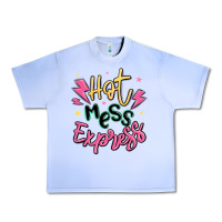 Grape Ice hot mess express Urban Heavy Tee - MaliasSmallBusiness