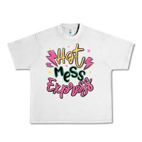 Lunar Rock hot mess express Urban Heavy Tee - MaliasSmallBusiness