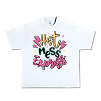 White hot mess express Urban Heavy Tee - MaliasSmallBusiness