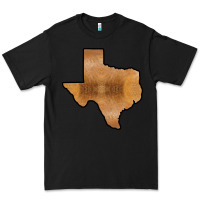 Black Texas Map Western Horsehide Pattern Premium Tee - Bettercallsaul