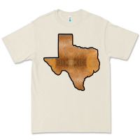 Bone Texas Map Western Horsehide Pattern Premium Tee - Bettercallsaul