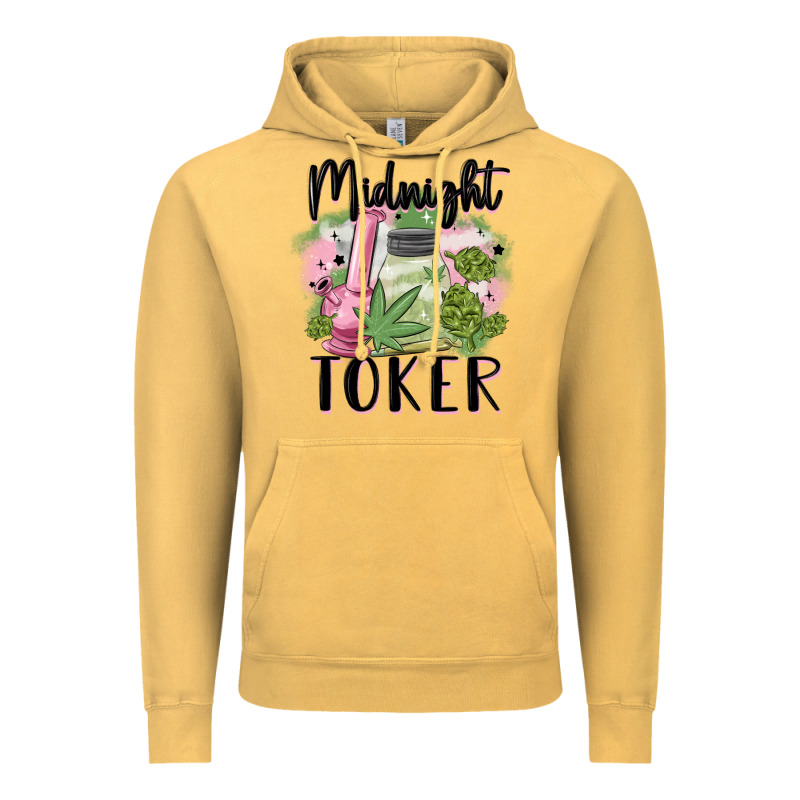 Midnight Toker Vintage Hoodie by MaliasSmallBusiness | Teevron
