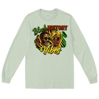 Matcha black history vibes Long Sleeve Tee - NancyCooperArtShop