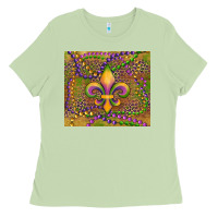 Matcha mardi gras fleur de lis Ladies Tee - RanaPortraitStore
