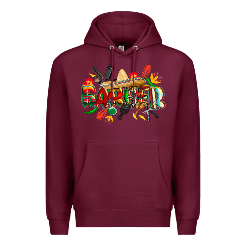 Cinco De Mayo Barber Premium Hoodie by CowGirlArtShop | Teevron