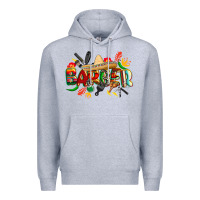 Heather Grey cinco de mayo barber Premium Hoodie - CowGirlArtShop