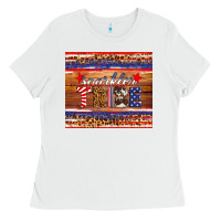 White 4th of July sparkler tribe Ladies Tee - HRA Design Shop