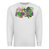 Oatmeal Heather tax preparer mardi gras Premium Sweatshirt - CowGirlArtShop
