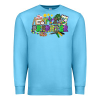 Ocean Blue tax preparer mardi gras Premium Sweatshirt - CowGirlArtShop