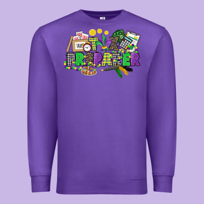 Tax Preparer Mardi Gras Premium Sweatshirt Designed By Cowgirlartshop