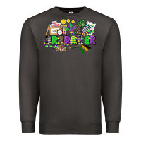 Smoke tax preparer mardi gras Premium Sweatshirt - CowGirlArtShop