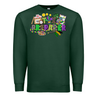Sports Green tax preparer mardi gras Premium Sweatshirt - CowGirlArtShop