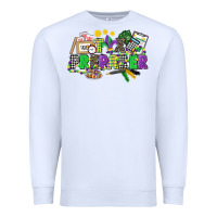 White tax preparer mardi gras Premium Sweatshirt - CowGirlArtShop
